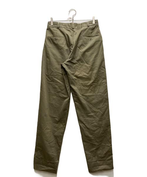 STONE ISLAND（ストーンアイランド）STONE ISLAND (ストーンアイランド) 90'S タックチノパンツ カーキ サイズ:46の古着・服飾アイテム