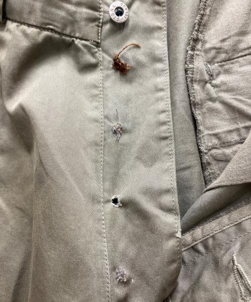 STONE ISLAND（ストーンアイランド）STONE ISLAND (ストーンアイランド) 90'S タックチノパンツ カーキ サイズ:46の古着・服飾アイテム