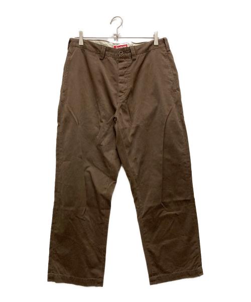 SUPREME（シュプリーム）Supreme (シュプリーム) 24FW chino Pant チノパン ブラウン サイズ:32の古着・服飾アイテム