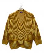 FUCKING AWESOMEファッキンオーサム）の古着「Acid Hairy Cardigan」｜オレンジ