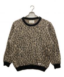 WACKO MARIA（ワコマリア）の古着「Leopard Mohair Crew Sweater」｜ブラウン