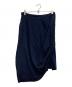 H&M (エイチアンドエム) Maison Margiela (メゾンマルジェラ) Hitched Up Skirt ネイビー サイズ:38：8000円