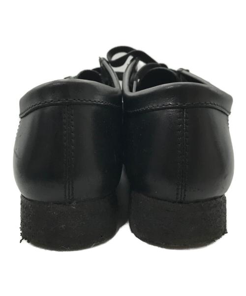 CLARKS（クラークス）CLARKS (クラークス) Wallabee Black Leather モカシンシューズ ブラック サイズ:UK8の古着・服飾アイテム