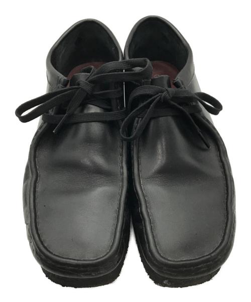 CLARKS（クラークス）CLARKS (クラークス) Wallabee Black Leather モカシンシューズ ブラック サイズ:UK8の古着・服飾アイテム