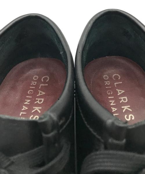 CLARKS（クラークス）CLARKS (クラークス) Wallabee Black Leather モカシンシューズ ブラック サイズ:UK8の古着・服飾アイテム