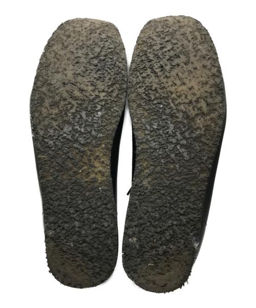 CLARKS（クラークス）CLARKS (クラークス) Wallabee Black Leather モカシンシューズ ブラック サイズ:UK8の古着・服飾アイテム