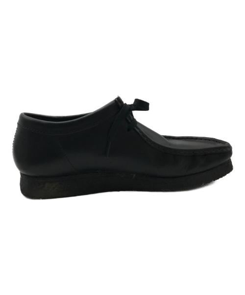 CLARKS（クラークス）CLARKS (クラークス) Wallabee Black Leather モカシンシューズ ブラック サイズ:UK8の古着・服飾アイテム