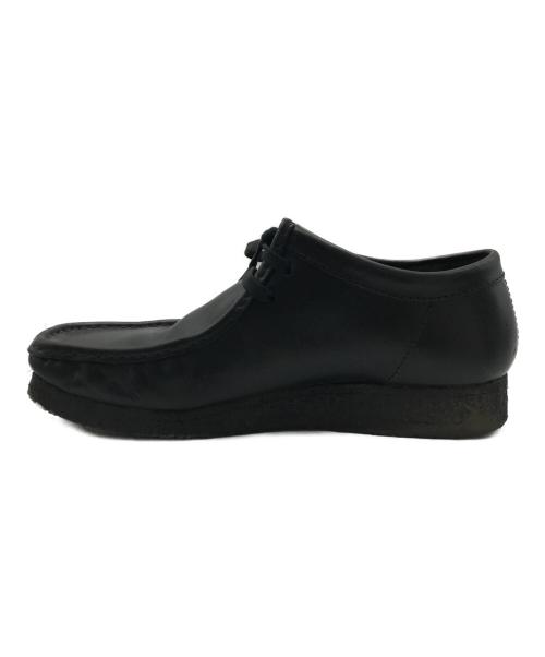 CLARKS（クラークス）CLARKS (クラークス) Wallabee Black Leather モカシンシューズ ブラック サイズ:UK8の古着・服飾アイテム