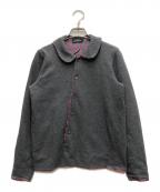 tricot COMME des GARCONSトリココムデギャルソン）の古着「ピーターパンカラーリバーシブルシャツ」｜グレー