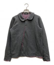 tricot COMME des GARCONS（トリココムデギャルソン）の古着「ピーターパンカラーリバーシブルシャツ」｜グレー