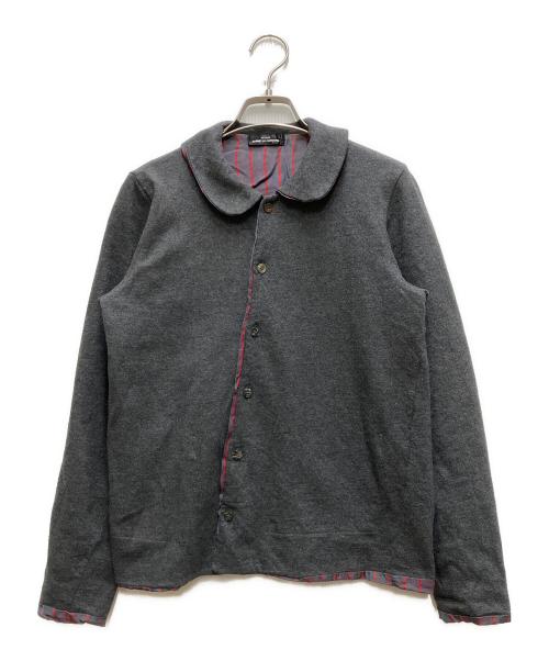 tricot COMME des GARCONS（トリココムデギャルソン）tricot COMME des GARCONS (トリココムデギャルソン) ピーターパンカラーリバーシブルシャツ グレー サイズ:不明の古着・服飾アイテム