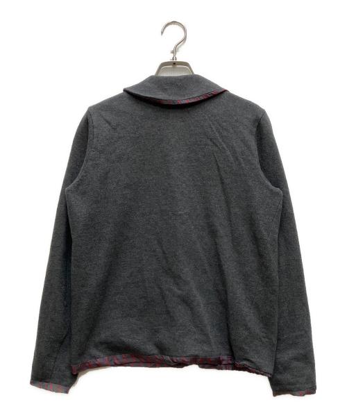 tricot COMME des GARCONS（トリココムデギャルソン）tricot COMME des GARCONS (トリココムデギャルソン) ピーターパンカラーリバーシブルシャツ グレー サイズ:不明の古着・服飾アイテム