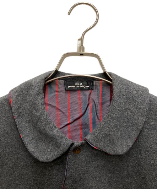 tricot COMME des GARCONS（トリココムデギャルソン）tricot COMME des GARCONS (トリココムデギャルソン) ピーターパンカラーリバーシブルシャツ グレー サイズ:不明の古着・服飾アイテム