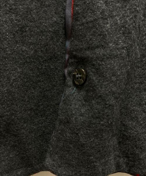 tricot COMME des GARCONS（トリココムデギャルソン）tricot COMME des GARCONS (トリココムデギャルソン) ピーターパンカラーリバーシブルシャツ グレー サイズ:不明の古着・服飾アイテム