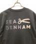 中古・古着 WIND AND SEA (ウィンダンシー) Denham (デンハム) (SEADENHAM) SS TEE ブラック サイズ:M：8000円
