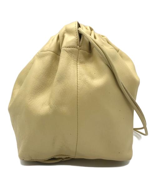 JIL SANDER（ジルサンダー）JIL SANDER (ジルサンダー) ドローストリングバッグ イエローの古着・服飾アイテム