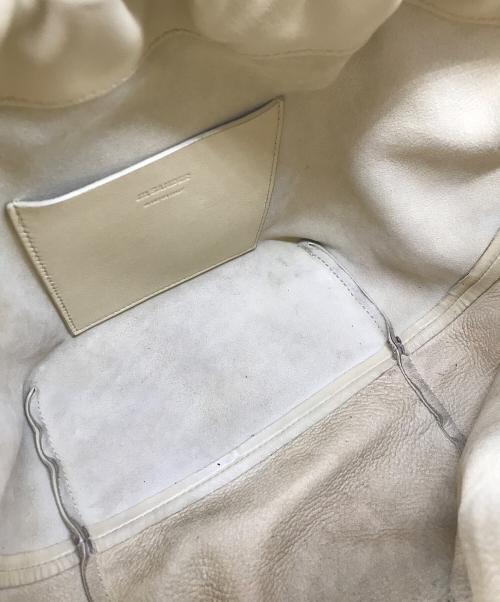 JIL SANDER（ジルサンダー）JIL SANDER (ジルサンダー) ドローストリングバッグ イエローの古着・服飾アイテム