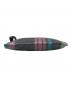 中古・古着 MARNI (マルニ) GLOSSY STRIPEDGRIP  クラッチバッグ ピンク×ネイビー：8000円