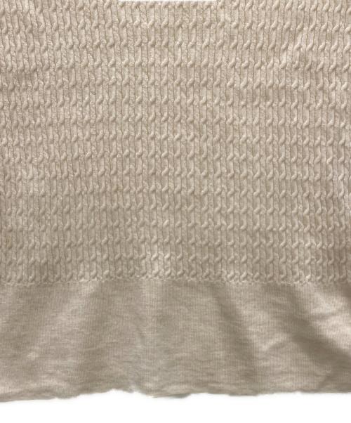 LORO PIANA（ロロピアーナ）LORO PIANA (ロロピアーナ) ベビーカシミヤノースリーブニット ベージュ サイズ:42の古着・服飾アイテム