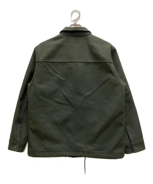 LACOSTE（ラコステ）LACOSTE (ラコステ) ウールブレンド3レイヤージャケットショートコート グリーン サイズ:Mの古着・服飾アイテム