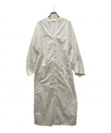 Mame Kurogouchi（マメクロゴウチ）の古着「Nidom Cotton Shirt Dress」｜ホワイト