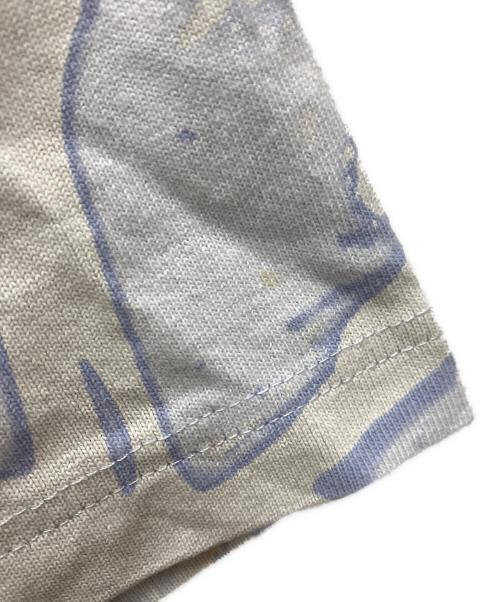 Acne studios（アクネ ストゥディオズ）ACNE STUDIOS (アクネ ストゥディオズ) Beat Cat Bleached Print Logo T-shirt ブルー サイズ:Sの古着・服飾アイテム