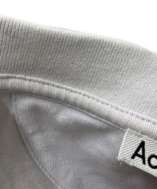 Acne studios（アクネ ストゥディオズ）ACNE STUDIOS (アクネ ストゥディオズ) Beat Cat Bleached Print Logo T-shirt ブルー サイズ:Sの古着・服飾アイテム