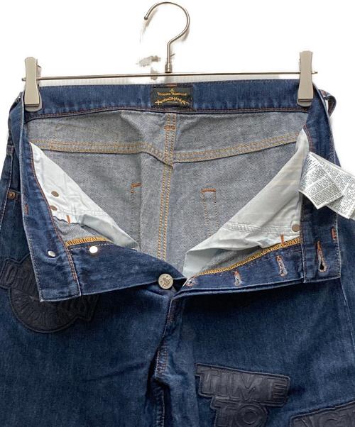Vivienne Westwood（ヴィヴィアンウエストウッド）Vivienne Westwood (ヴィヴィアンウエストウッド) デニムパンツ インディゴ サイズ:26の古着・服飾アイテム