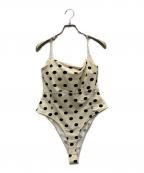MAISON SPECIALメゾンスペシャル）の古着「Cup-in Dot Bodysuit」｜ベージュ