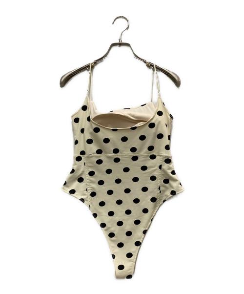 MAISON SPECIAL（メゾンスペシャル）MAISON SPECIAL (メゾンスペシャル) Cup-in Dot Bodysuit ベージュ サイズ:FREEの古着・服飾アイテム