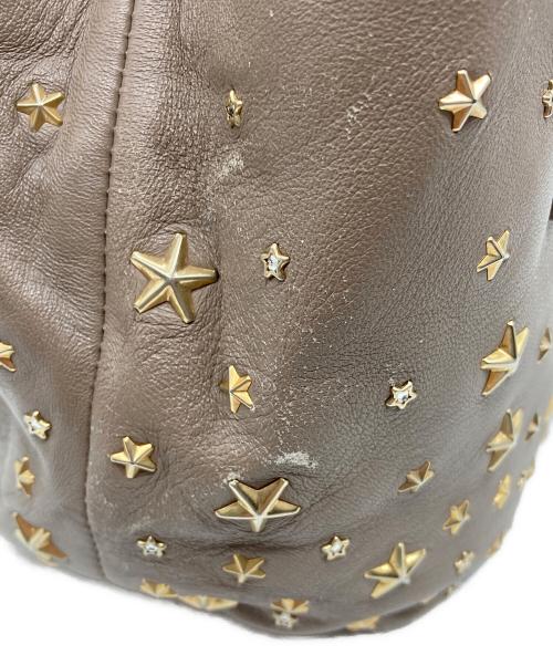 JIMMY CHOO（ジミーチュウ）JIMMY CHOO (ジミーチュウ) ハンドバッグ ブラウンの古着・服飾アイテム