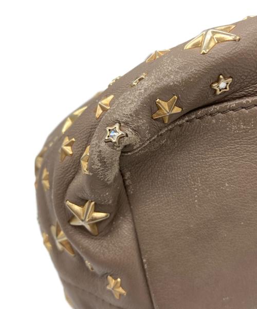 JIMMY CHOO（ジミーチュウ）JIMMY CHOO (ジミーチュウ) ハンドバッグ ブラウンの古着・服飾アイテム