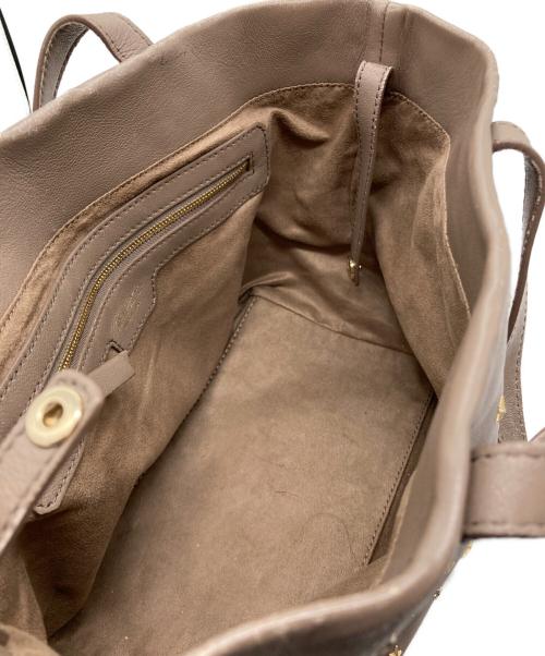 JIMMY CHOO（ジミーチュウ）JIMMY CHOO (ジミーチュウ) ハンドバッグ ブラウンの古着・服飾アイテム
