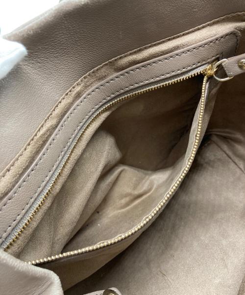 JIMMY CHOO（ジミーチュウ）JIMMY CHOO (ジミーチュウ) ハンドバッグ ブラウンの古着・服飾アイテム