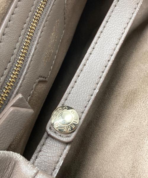 JIMMY CHOO（ジミーチュウ）JIMMY CHOO (ジミーチュウ) ハンドバッグ ブラウンの古着・服飾アイテム