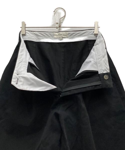 STUDIO NICHOLSON（スタジオ ニコルソン）STUDIO NICHOLSON (スタジオ ニコルソン) ピーチスキンコットンツイルタックショーツ ネイビー サイズ:Lの古着・服飾アイテム