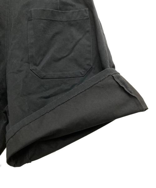 STUDIO NICHOLSON（スタジオ ニコルソン）STUDIO NICHOLSON (スタジオ ニコルソン) ピーチスキンコットンツイルタックショーツ ネイビー サイズ:Lの古着・服飾アイテム