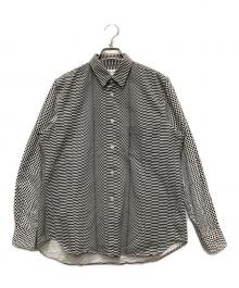 COMME des GARCONS SHIRT（コムデギャルソンシャツ）の古着「切替シャツ」｜ホワイト×ブラック