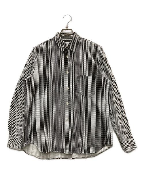 COMME des GARCONS SHIRT（コムデギャルソンシャツ）COMME des GARCONS SHIRT (コムデギャルソンシャツ) 切替シャツ ホワイト×ブラック サイズ:Mの古着・服飾アイテム