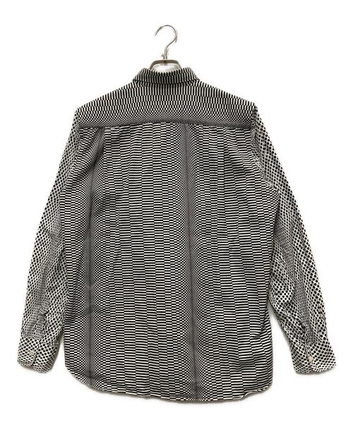 COMME des GARCONS SHIRT（コムデギャルソンシャツ）COMME des GARCONS SHIRT (コムデギャルソンシャツ) 切替シャツ ホワイト×ブラック サイズ:Mの古着・服飾アイテム