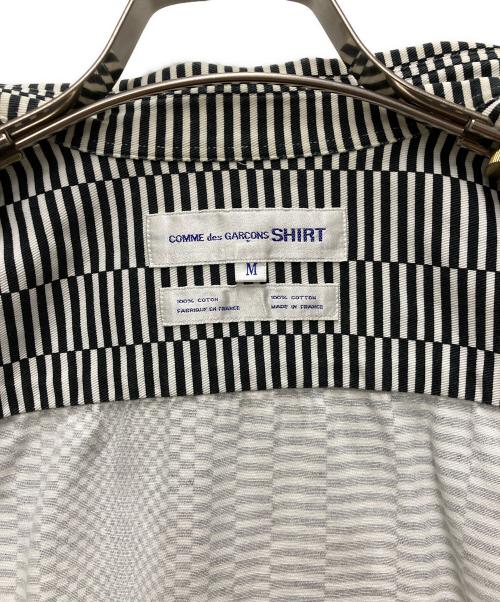 COMME des GARCONS SHIRT（コムデギャルソンシャツ）COMME des GARCONS SHIRT (コムデギャルソンシャツ) 切替シャツ ホワイト×ブラック サイズ:Mの古着・服飾アイテム