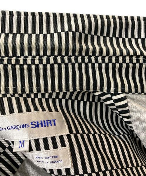 COMME des GARCONS SHIRT（コムデギャルソンシャツ）COMME des GARCONS SHIRT (コムデギャルソンシャツ) 切替シャツ ホワイト×ブラック サイズ:Mの古着・服飾アイテム