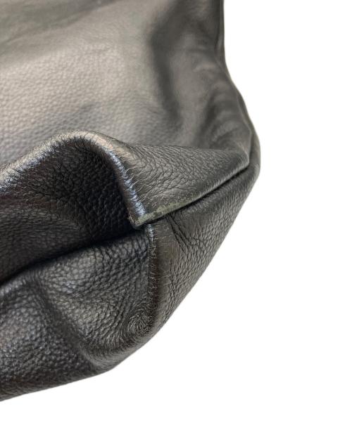 SLOW&CO（スロウアンドコー）SLOW&CO (スロウアンドコー) レザーショルダーバッグ ブラックの古着・服飾アイテム