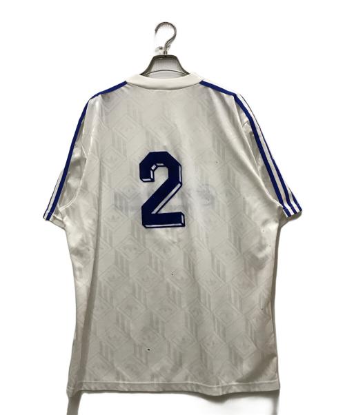 adidas（アディダス）adidas (アディダス) 80's ゲームシャツ ホワイト サイズ:XLの古着・服飾アイテム