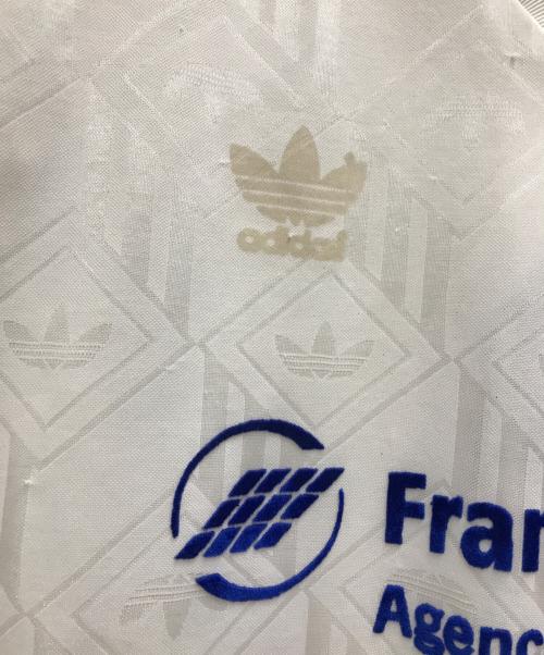adidas（アディダス）adidas (アディダス) 80's ゲームシャツ ホワイト サイズ:XLの古着・服飾アイテム