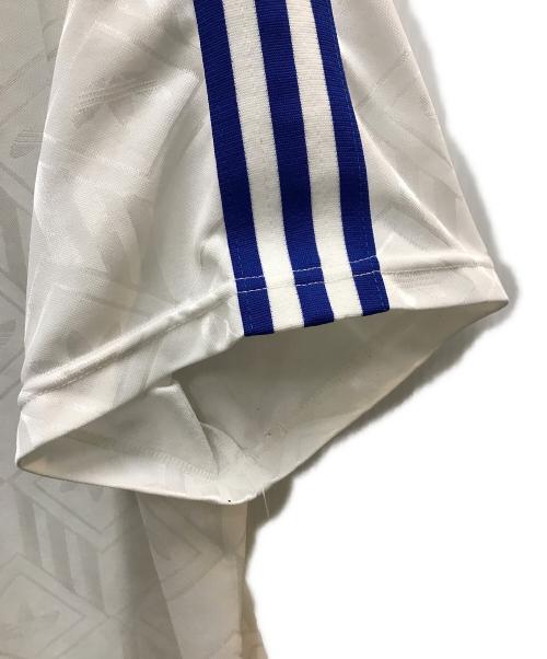 adidas（アディダス）adidas (アディダス) 80's ゲームシャツ ホワイト サイズ:XLの古着・服飾アイテム