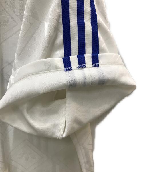 adidas（アディダス）adidas (アディダス) 80's ゲームシャツ ホワイト サイズ:XLの古着・服飾アイテム