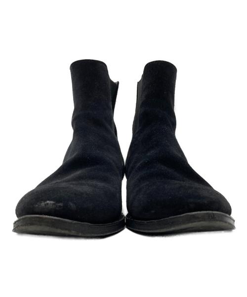 CELINE（セリーヌ）CELINE (セリーヌ) スウェードレザー チェルシーブーツ ブラック サイズ:42　1/2の古着・服飾アイテム