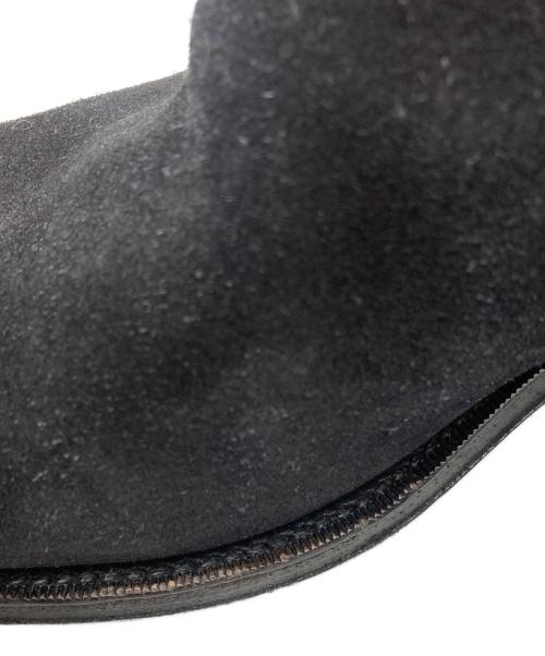 CELINE（セリーヌ）CELINE (セリーヌ) スウェードレザー チェルシーブーツ ブラック サイズ:42　1/2の古着・服飾アイテム