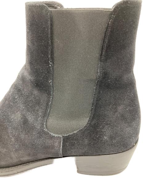 CELINE（セリーヌ）CELINE (セリーヌ) スウェードレザー チェルシーブーツ ブラック サイズ:42　1/2の古着・服飾アイテム